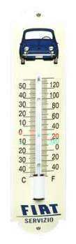Termometer Fiat 6,5 x 30 cm Emaljehuset