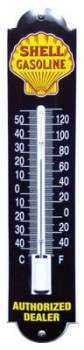 Termometer Shell Gasoline 6,5 x 30 cm Emaljehuset
