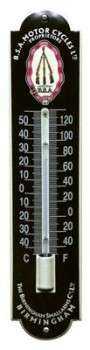 Termometer b.s.a. motorcycle 6,5 x 30 cm Emaljehuset