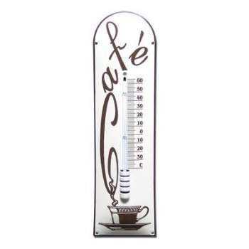 Termometer Cafe 12 x 43 cm Emaljehuset