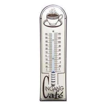 Termometer Ingang Cafe 12 x 43 cm Emaljehuset