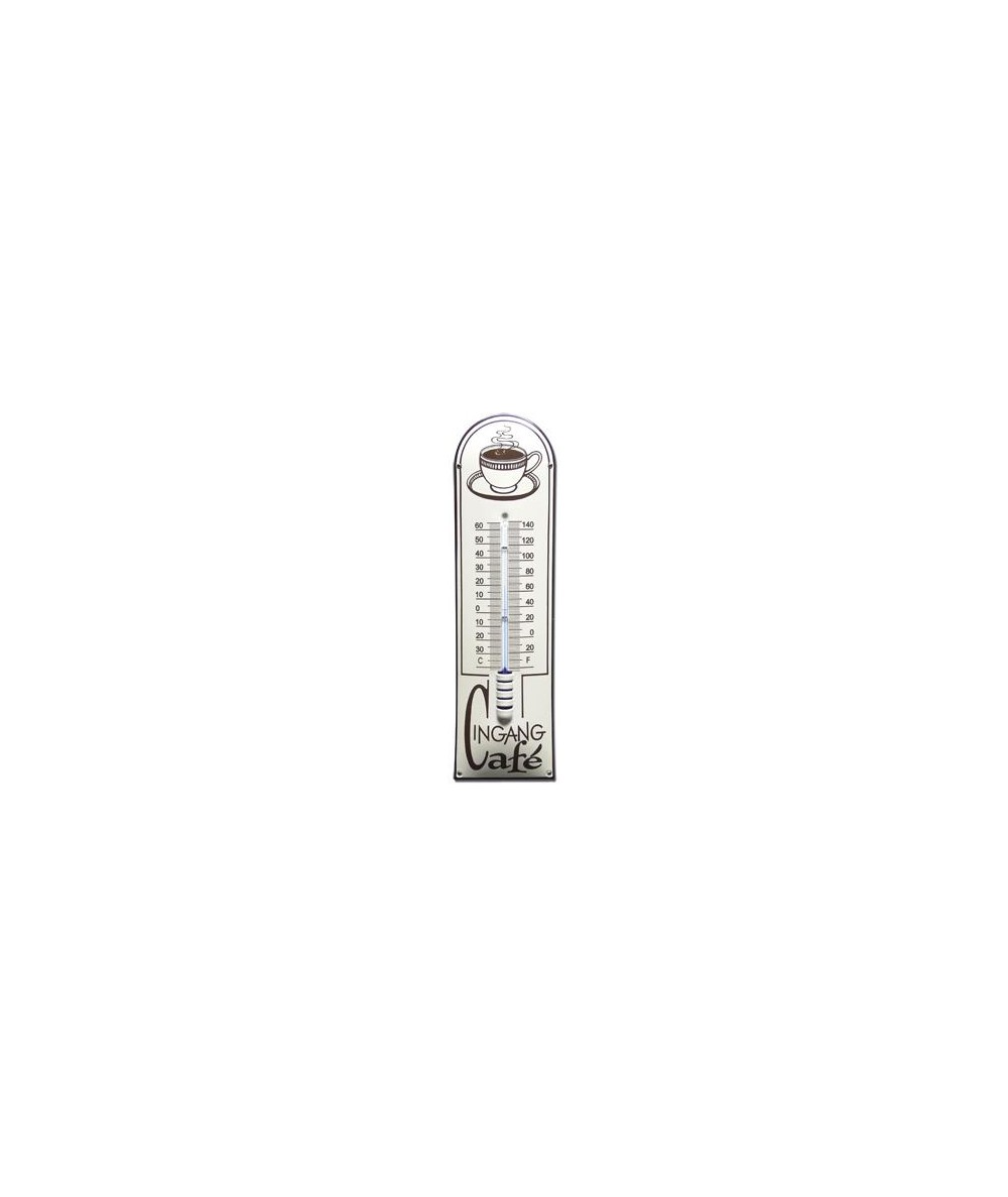 Termometer Ingang Cafe 12 x 43 cm Emaljehuset