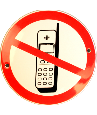 Telefon forbudt Ø 10 cm
