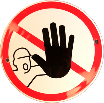 Stop! Ø 10 cm Emaljehuset