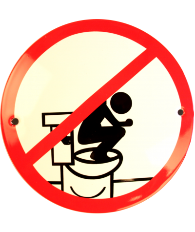 Toilet position Ø 10 cm