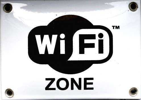 WiFi Zone 14 x 10 cm Emaljehuset