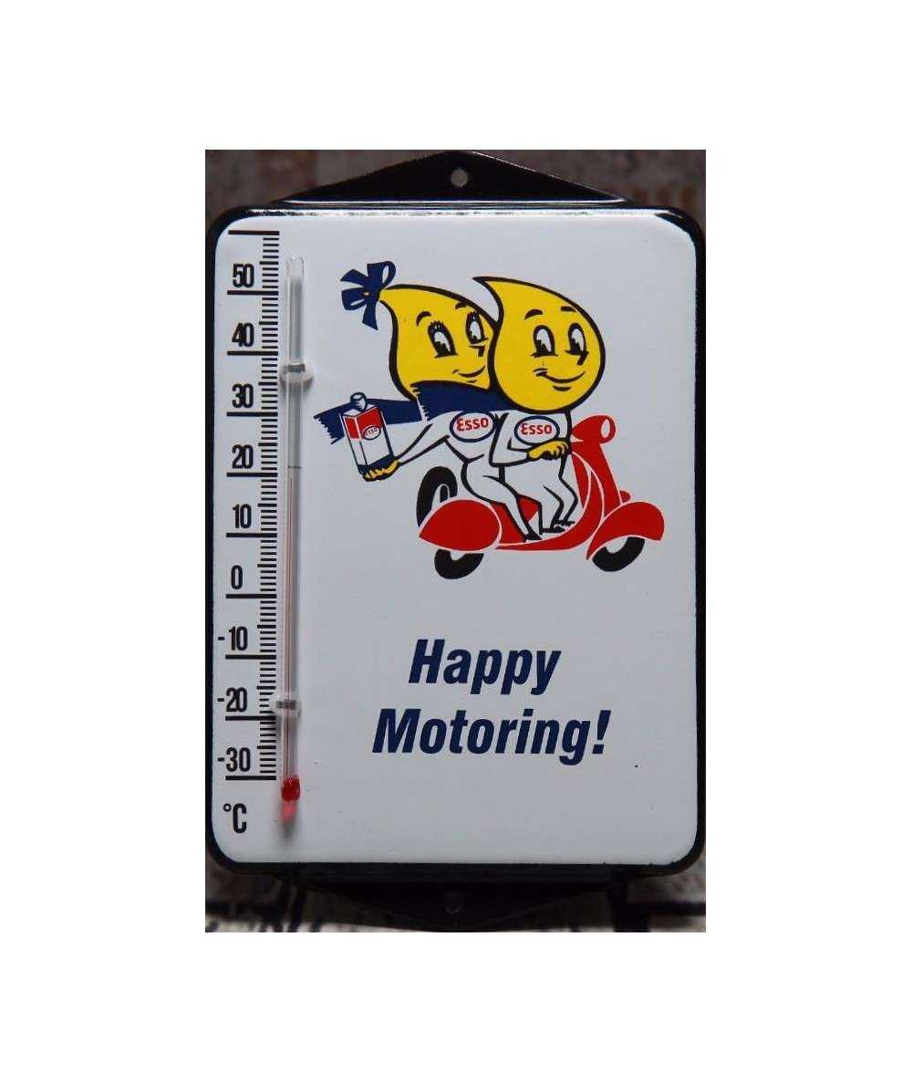 Termometer Happy Motoring 12 x 19 cm Emaljehuset